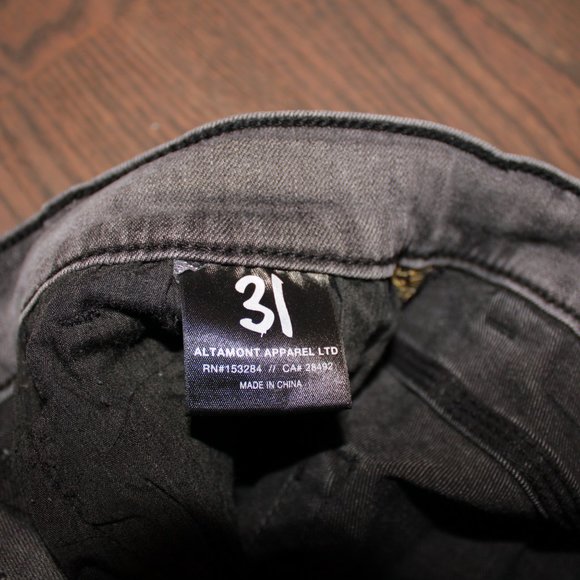 Altamont Jeans Mens Altamont 989 Classic Straight Skateboarding